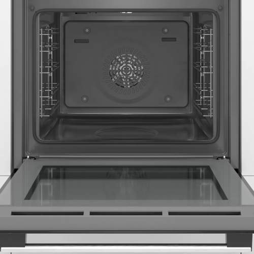 Bosch Serie 4 HRS534BS0B Built In Stainless Steel Single Oven with Added Steam Function