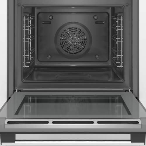 Bosch Serie 4 HRS574BS0B Built In Stainless Steel Single Pyrolytic Oven with Steam Function