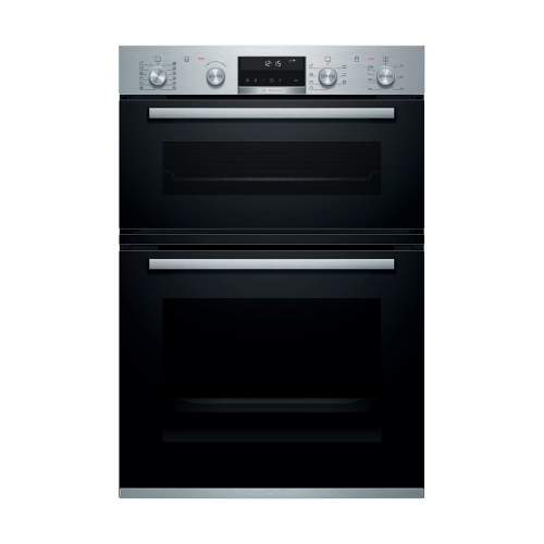 Bosch Serie 6 MBA5785S6B Built In Stainless Steel Pyrolytic Double Oven