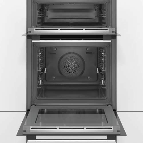 Bosch Serie 6 MBA5785S6B Built In Stainless Steel Pyrolytic Double Oven