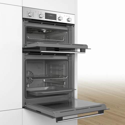 Bosch Serie 6 MBA5575S0B Built In Stainless Steel Double Oven