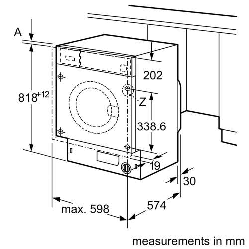 Bosch Serie 8 WIW28501GB Built In 8kg 1400rpm Washing Machine