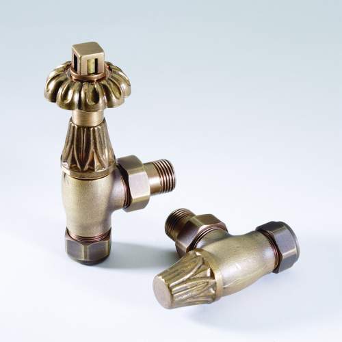 Kartel K-Rad Nostalgia 15mm Angled Thermostatic Twin Valve Pack