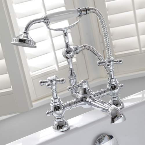 Holborn Edwardian Pillar Mounted Bath Shower Mixer