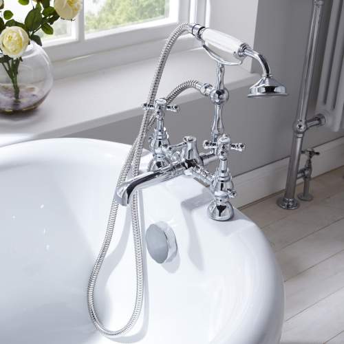 Holborn Edwardian Pillar Mounted Bath Shower Mixer