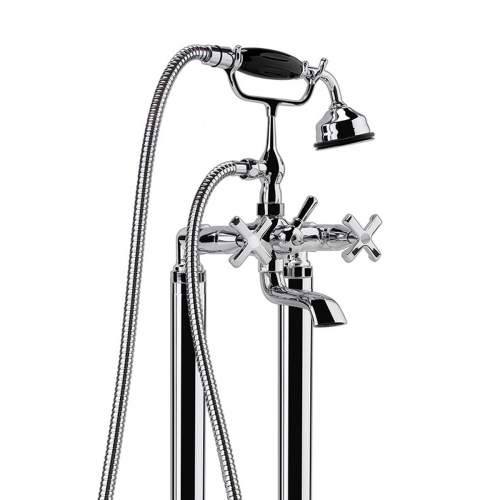 Holborn Chancery Freestanding Bath Shower Mixer with Stand Pipes