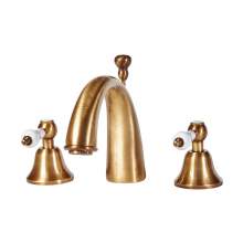 Holborn Etros 3 Tap Hole Brass Basin Mixer with Pop-Up Waste
