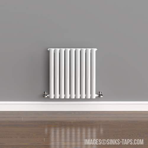 Kartell K-Rad Aspen Single White Horizontal Radiator 600mm x 540mm