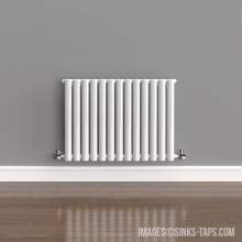 Kartell K-Rad Aspen Single White Horizontal Radiator 600mm x 780mm