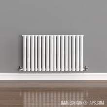 Kartell K-Rad Aspen Single White Horizontal Radiator 600mm x 960mm