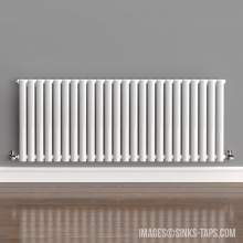 Kartell K-Rad Aspen Single White Horizontal Radiator 600mm x 1440mm