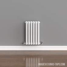 Kartell K-Rad Aspen Double White Horizontal Radiator 600mm x 360mm