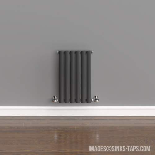 Kartell K-Rad Aspen Single Anthracite Horizontal Radiator 600mm x 360mm