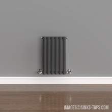 Kartell K-Rad Aspen Single Anthracite Horizontal Radiator 600mm x 360mm