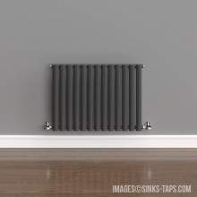 Kartell K-Rad Aspen Single Anthracite Horizontal Radiator 600mm x 780mm