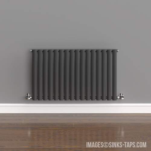 Kartell K-Rad Aspen Single Anthracite Horizontal Radiator 600mm x 960mm