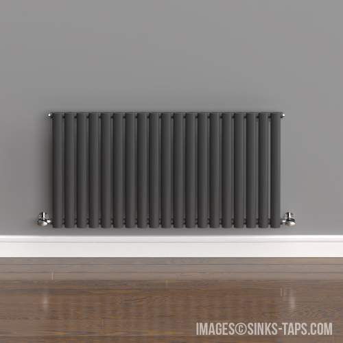 Kartell K-Rad Aspen Single Anthracite Horizontal Radiator 600mm x 1140mm