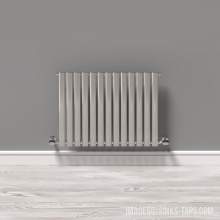 Kartell K-Rad Aspen Single Stainless Steel Horizontal Radiator 600mm x 800mm