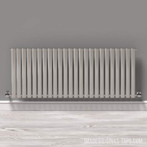 Kartell K-Rad Aspen Single Stainless Steel Horizontal Radiator 600mm x 1500mm