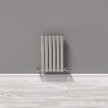 Kartell K-Rad Aspen Double Stainless Steel Horizontal Radiator 600mm x 400mm