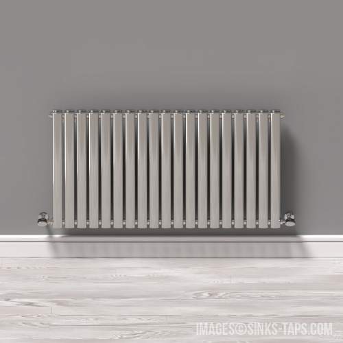 Kartell K-Rad Aspen Double Stainless Steel Horizontal Radiator 600mm x 1200mm