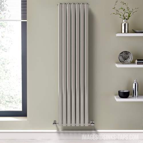 Kartell K-Rad Aspen Double Stainless Steel Vertical Radiator 1800mm x 450mm