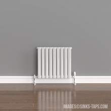 Kartell K-Rad Boston Single White Horizontal Radiator 600mm x 630mm