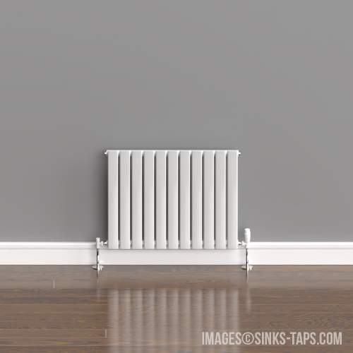 Kartell K-Rad Boston Single White Horizontal Radiator 600mm x 770mm