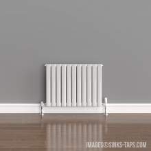 Kartell K-Rad Boston Single White Horizontal Radiator 600mm x 770mm