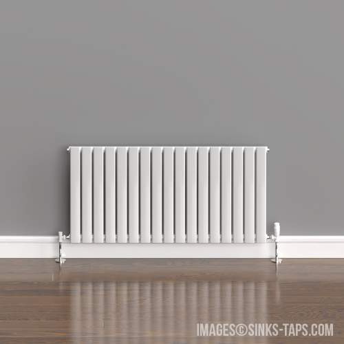 Kartell K-Rad Boston Single White Horizontal Radiator 600mm x 1190mm