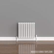 Kartell K-Rad Boston Double White Horizontal Radiator 600mm x 630mm