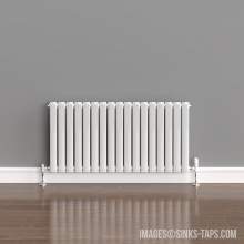 Kartell K-Rad Boston Double White Horizontal Radiator 600mm x 1190mm