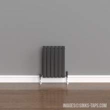 Kartell K-Rad Boston Double Anthracite Horizontal Radiator 600mm x 420mm