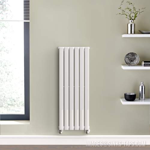 Kartell K-Rad Boston White Designer Vertical Radiator 1200mm x 410mm