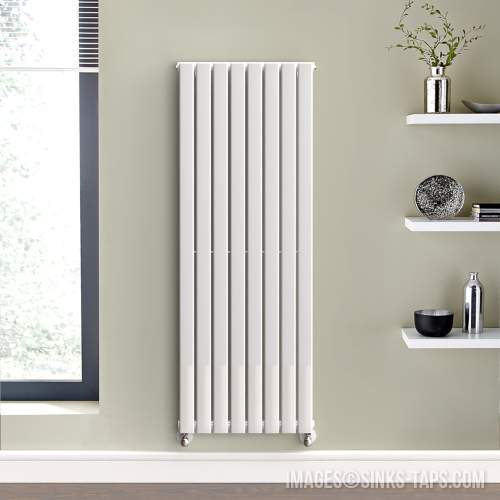 Kartell K-Rad Boston White Designer Vertical Radiator 1600mm x 550mm