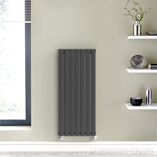 Kartell K-Rad Boston Anthracite Designer Vertical Radiator 1200mm x 480mm