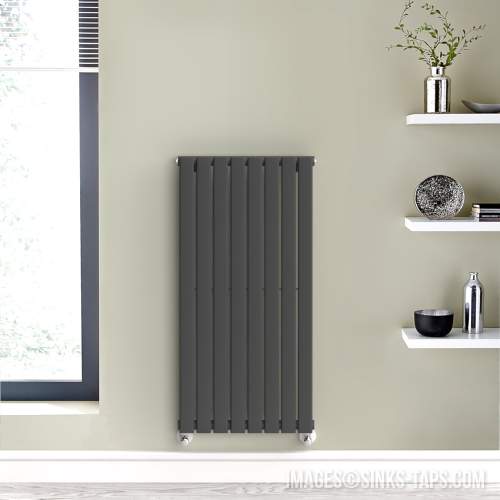 Kartell K-Rad Boston Anthracite Designer Vertical Radiator 1200mm x 550mm