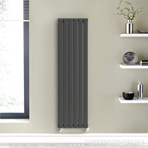 Kartell K-Rad Boston Anthracite Designer Vertical Radiator 1600mm x 410mm