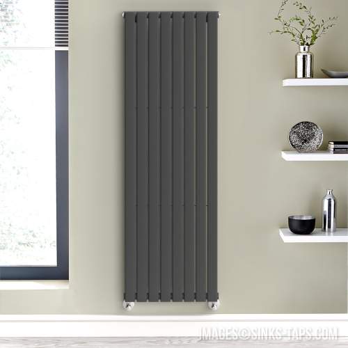 Kartell K-Rad Boston Anthracite Designer Vertical Radiator 1800mm x 550mm