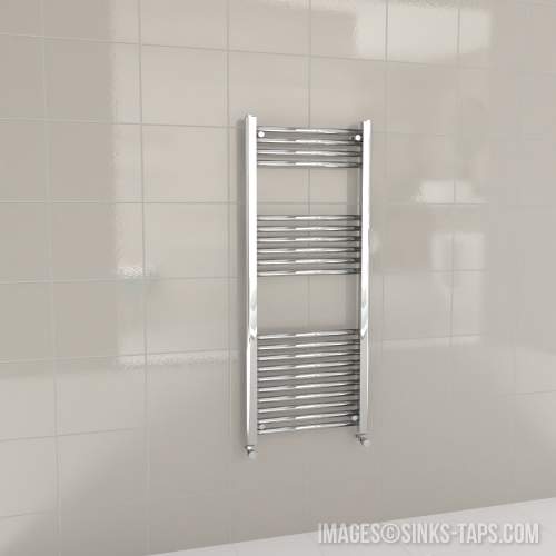 Kartell K-Rail Chrome Straight Bar Heated Towel Rail 500mm x 1200mm