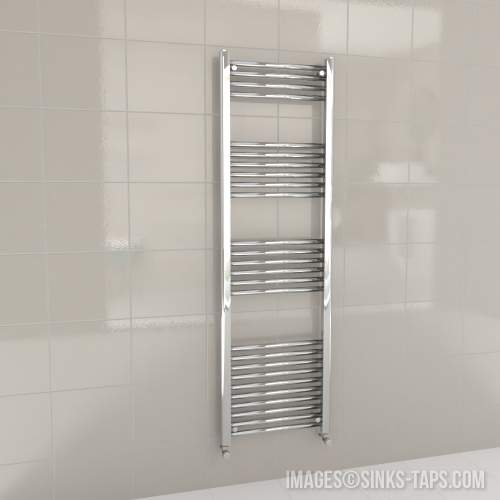 Kartell K-Rail Chrome Straight Bar Heated Towel Rail 500mm x 1600mm