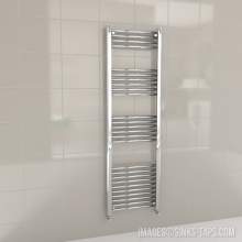 Kartell K-Rail Chrome Straight Bar Heated Towel Rail 500mm x 1600mm