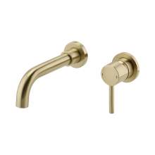 Kartell K-VIT Ottone Brass Wall Mounted Basin Mixer