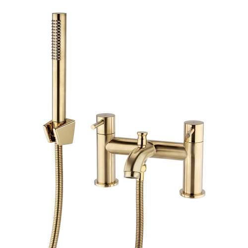 Kartell K-VIT Ottone Brass Twin Lever Bath Shower Mixer