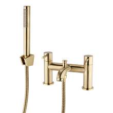 Kartell K-VIT Ottone Brass Twin Lever Bath Shower Mixer