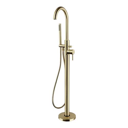 Kartell K-VIT Ottone Brass Floorstanding Bath Shower Mixer