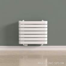 Kartell K-Rad Denver Horizontal White Designer Radiator 600mm x 500mm