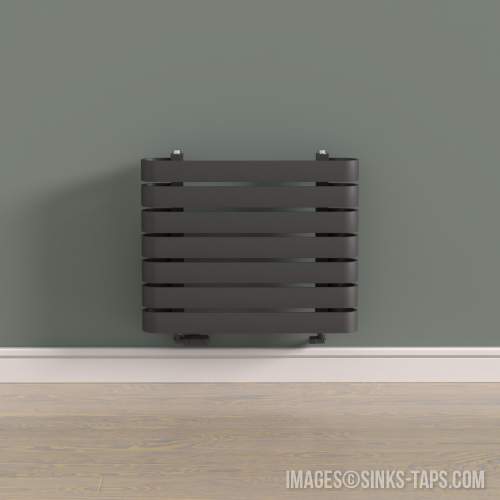 Kartell K-Rad Denver Horizontal Anthracite Designer Radiator 600mm x 500mm