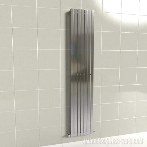 Kartell K-Rad Idaho Stainless Steel Designer Vertical Radiator 1800mm x 350mm