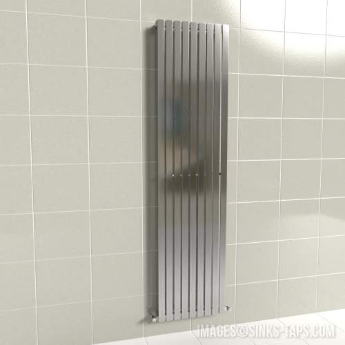 Kartell K-Rad Idaho Stainless Steel Designer Vertical Radiator 1800mm x 450mm